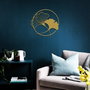 Wallity Ginkgo Leaf Metal Wall Art - APT620 Dorado